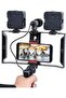 Video Making Kit LED Selfie PK 778 - Portable Vlogging Kit with Tripod, LED Light, Microphone