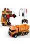 Dump Truck Transforming Robot RC Toy for Kids – Remote Control Construction Truck