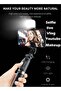 Selfie Stick with Light, Tripod Stand 104cm, Bluetooth for Mobile Phone, Black - 4