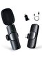 Wireless Lavalier Microphone, Wireless Clip Mic, Lapel Clip-on Microphone for Smartphone
