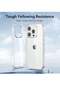 Clear Case for iPhone 15 Pro Max, Shockproof Thin, Yellowing-Resistant Slim Transparent TPU - 2
