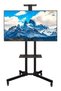 Economical Series TV Cart/Mobile TV Stand with Rolling Casters and Shelf, Max VESA 600x400 - 4