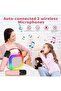 Karaoke Machine for Kids & Adults, Mini Portable Bluetooth Colourful Karaoke Speaker - 3
