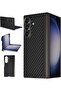 Ultra-Thin 0.35mm Protective Case for Samsung Galaxy Z Fold 7 - Carbon Fibre, MagSafe, Black