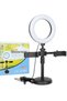 Professional Live Light Holder Stand with Adjustable Height and 360° Rotation, Perfect for Live Streaming, Video Recording, and Photography - 3