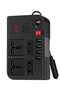 Versatile 300W Car Inverter: Effortlessly Converts 12V/24V DC to 220V AC, Featuring 4 Fast Charging USB Ports and an Easy-to-Read LED Display