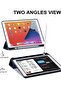 iPad 9th/8th/7th Generation case (2021/2020/2019) iPad 10.2-Inch Case with Pencil Holder [Sleep/Wake] Slim Soft TPU Back Smart Magnetic Stand Protective Cover Cases (Navy Blue) - 5