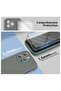 Liquid Silicone Case for iPhone 15 Pro Max with 2 Screen Protectors & Lanyard, Space Grey - 3
