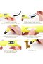 3D Printing Pen With Adjustable Speed And Temperature For Kids Use For Creativity and 3D Design (USB Plug) Yellow - 6