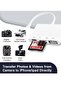 SD Card Reader for iPhone/iPad,iPhone SD Card Reader,4 in 1 USB OTG Adapter for iPhone Compatible MicroSD/SD - 4
