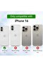 iPhone 16 Magnetic Case - Stylish Clear Back with Enhanced Scratch Resistance - 2
