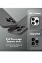 iPhone 15 Pro Max Silicone Case, MagSafe Compatible, Camera Protection, 2X Screen Protectors, Dark Gray - 3
