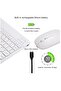 Ultra-Slim Bluetooth Keyboard and Mouse Combo Rechargeable Portable Wireless Keyboard Mouse Set - 2