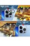 [1+2+2] Case for iPhone 14 Pro, 2 Pcs Tempered Glass Screen + 2 Pcs Camera Lens Protector - 2