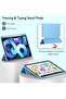 iPad Air Case (11-Inch, 2024) - Fits 4th, 5th, and 6th Gen Models | Smart Cover with Touch ID Compatibility and Auto Wake/Sleep | Vibrant Azure Blue - 4