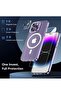 5 in 1 Magnetic Case for iPhone 14 Pro Max - Military Grade Drop Protection, Clear - 4