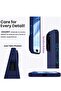 Soft Navy Blue Silicone iPhone 16 Pro Max Case - Durable, Anti-Scratch 6.9” Cover - 5