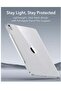 Smart iPad Air Case - Fits 6th Gen 11-Inch (2024), 5th & 4th Gen 10.9-Inch (2022/2020) - Light Gray, Touch ID Support, Auto Wake/Sleep - 3