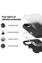 Black Liquid Silicone Case for iPhone 16 Plus – Slim Shockproof Full Body Protection with Soft Microfiber Lining - 3