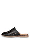 Bella 26683 Black Genuine Leather Women's Slippers - 4