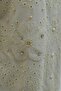 Organza Tulle Detailed Pearl Buttoned Scalloped Tunic Beige - 4