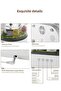USB Mini Ultrasonic Air Humidifier and Aroma Essential Oil Diffuser for Home and office – Quiet Mist, Aromatherapy, Desktop Purifier with Simulation Light, 250ml - 7