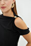 Casual Blouse with Buckle Detail - 4