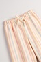 Combed Modal 100% Cotton Loose Fit Girls' Trousers (Colorful Stripes) - 2
