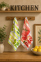 Olive the Night Cheers Darling Olive Flamingo Patterned Mediterranean Stylish 2-Piece Kitchen Towel Set 35X55 - 4