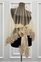 Vanilya Vip Luxury Bridal Veil Set, Appliqued Henna Night Veil Cover 6 Piece Set - 5