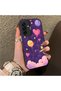 Samsung Galaxy A26 Compatible Silicone Edge Hard Back Case Couple Phone Case with Balloon Pattern