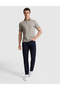 Khaki Regular Fit Buttoned Polo Collar T-Shirt 50321167-Vr027 - 4