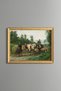 The Return of the Horse - Vintage Patterned Painting - Fine Model