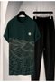 Unisex Oversize Shorts Set Short Sleeve T-Shirt Comfortable Fit Summer Casual Sports