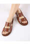 Women's Summer Double-Strapped Buckle Shiny Slippers - Sorell
