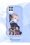 Samsung Galaxy M12 Compatible Case Camera Protector Blue Silicone Couple Phone Case Girl Pattern - 2