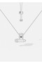 Morse Code Necklace | - Silver