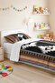 Ethnic Geometric Black Single Pique Set - Bohemian Mustard Tile 160X220 cm Bedspread - 5