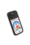 Tecno Spark 40 Compatible Black Doraemon Pattern Camera Protective Case Silicone Couple Phone Case - 3