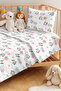 Panda Star Pastel Children's Room Single Pique Set-Mint Pink 160X220 cm Quilted Bedspread - 2