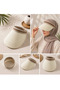Women's Summer Straw Visor Hat, Tessture Compatible Summer Sun Protection Beach Hat - 2