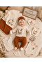 100% Organic Cotton Giraffe Patterned Newborn Hospital Discharge Baby Set - Boxed