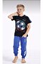 Boy's Short Sleeve Waiter Pajama Set 3604041
