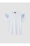 Vizyon New Season Crew Neck Bow Detail Girls' T-Shirt - 2
