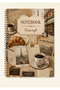Paris Themed Notebook 50 Sheets / 100 Pages, A5 / Wire Spiral Czgsz0026 - 5