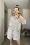 Cotton Muslin Soft Textured Shirt Shorts Set - 7