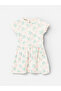 Girls Printed Cotton Dress - 2