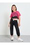 Pack of 3 - Printed Top, Crop T-Shirt and Joggers Sports Set - 2