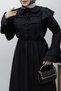 Baby Collared Buttoned Dress Tsd260250 Black - 4