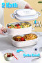 1140 ml 2 Layer Stainless Steel Bento Lunch Box with Soup Bowl New Generation Expedition Box - 4